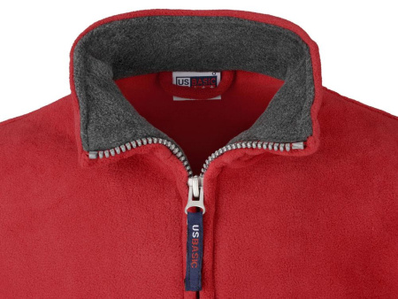 US Basic Куртки Артикул 3175074XL Куртка флисовая Nashville мужская, красный/пепельно-серый на складе 199 шт по цене 1&nbsp;450 ₽