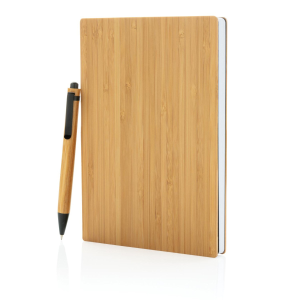 XD Collection Наборы Артикул P772.159 Набор из блокнота и ручки Bamboo, А5 на складе 6 шт по цене 1&nbsp;480 ₽