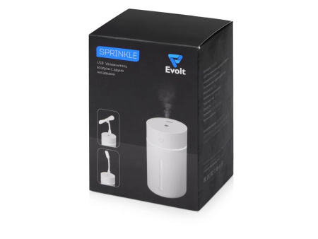 Evolt Увлажнители Артикул 968906 USB увлажнитель воздуха Sprinkle с двумя насадками, белый на складе 1 шт по цене 1&nbsp;055.42 ₽