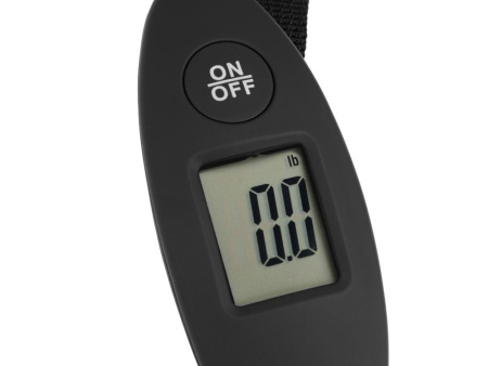  Весы Артикул 486307 Багажные весы с покрытием soft touch Gravity, черный на складе 1845 шт по цене 703.92 ₽
