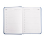 Days weeks Ежедневники Артикул 24601 25 Ежедневник Bliss А5, недатированный, синий на складе 5252 шт по цене 632 ₽
