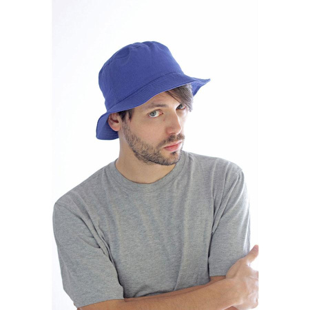 Atlantis Панамы Артикул 254107.24 Панама BUCKET COTTON, ярко-синий, 100% хлопок, 180 г/м2 на складе 702 шт по цене 842 ₽