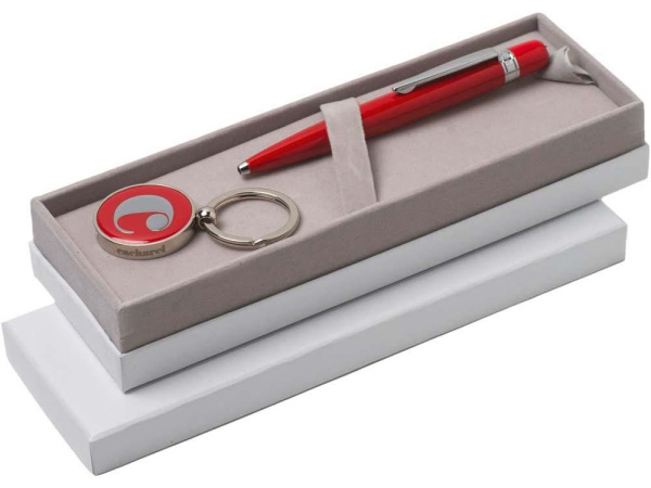 Cacharel Наборы Артикул 67184 Набор Cacharel: шариковая ручка, брелок с флеш-картой USB 2. на 4 Гб, красный/серебристый на складе 6 шт по цене 5&nbsp;970.31 ₽