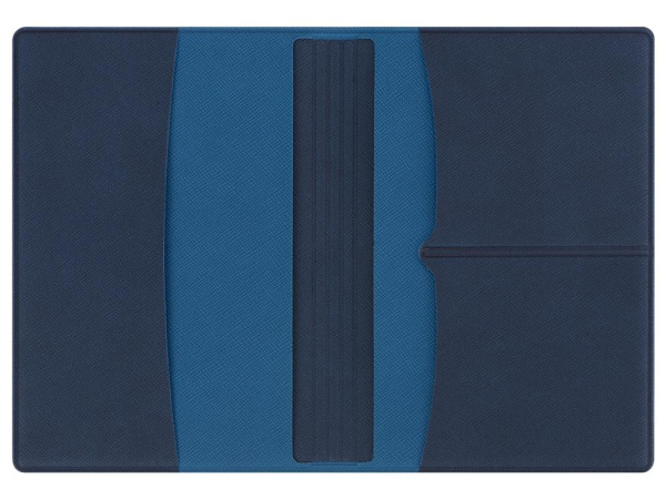  Обложки Артикул 113402 Обложка для паспорта с RFID защитой отделений для пластиковых карт Favor, синяя на складе 445 шт по цене 594.92 ₽