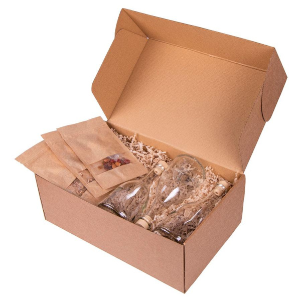 Happy gifts Наборы Артикул 39477 Набор  "Сам себе сомелье" для приготовления  авторских напитков Коньяк по-латгальски, Миндальный  коньяк, Вишня на коньяке на складе 280 шт по цене 1&nbsp;461 ₽