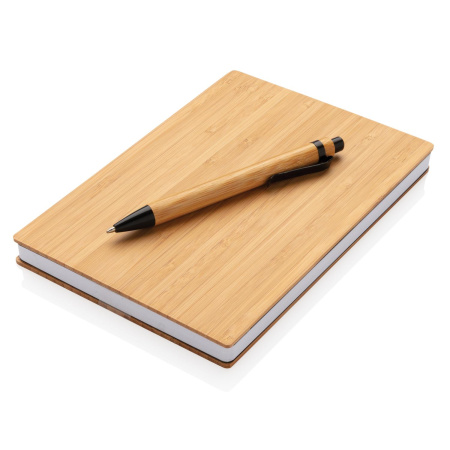 XD Collection Наборы Артикул P772.159 Набор из блокнота и ручки Bamboo, А5 на складе 6 шт по цене 1&nbsp;480 ₽
