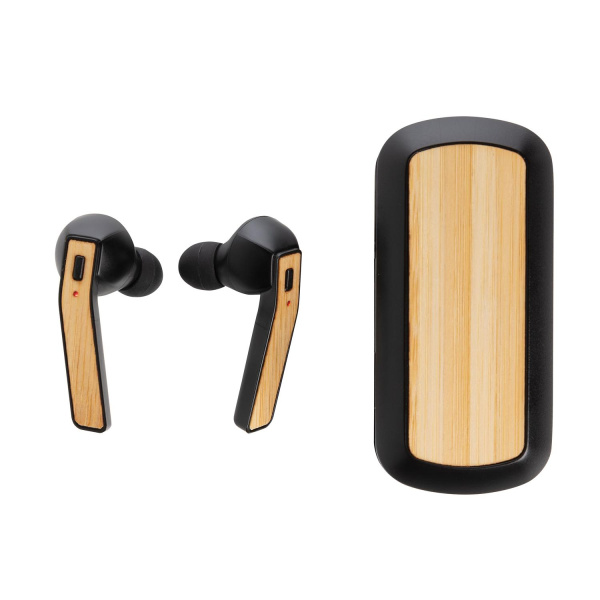 XD Collection Наушники Артикул P329.061 Наушники Bamboo Free Flow TWS с чехлом для зарядки на складе 1278 шт по цене 2&nbsp;490 ₽