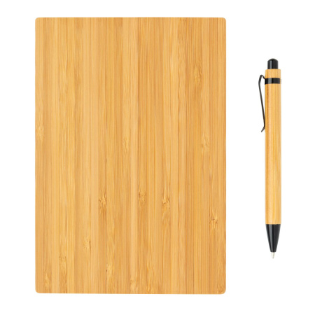XD Collection Наборы Артикул P772.159 Набор из блокнота и ручки Bamboo, А5 на складе 6 шт по цене 1&nbsp;480 ₽