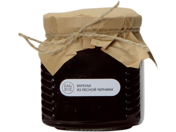 Eat & Bite Варенье Артикул 14542 Варенье из лесной черники (квадратная банка), 325г на складе 0 шт по цене 330.23 ₽