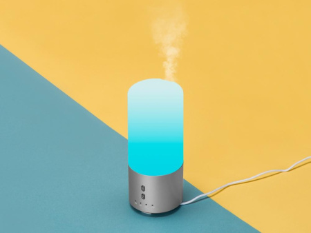 Evolt Увлажнители Артикул 975010 Увлажнитель воздуха с подсветкой Breathe, белый/серебристый на складе 2672 шт по цене 2&nbsp;997.96 ₽