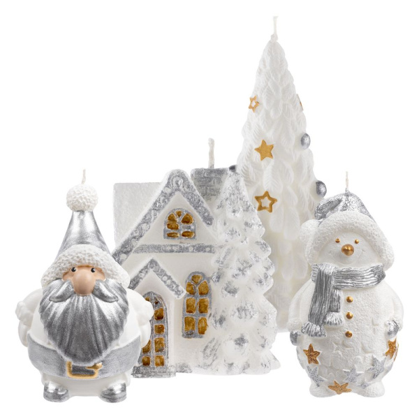 сделано в России Свечи Артикул 15826 Свеча Christmas Twinkle, снеговик на складе 1106 шт по цене 350 ₽