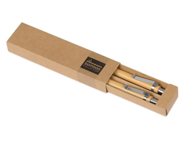  Наборы Артикул 52571.09 Набор Bamboo механический карандаш и шариковая ручка на складе 13407 шт по цене 190.67 ₽